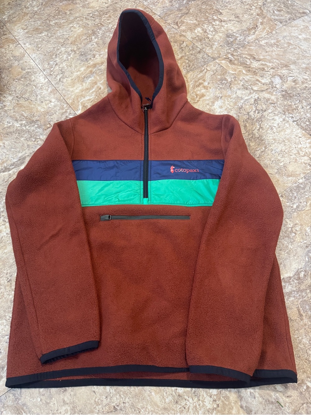 cotopaxi Rust Fleece Pullover Hoodie